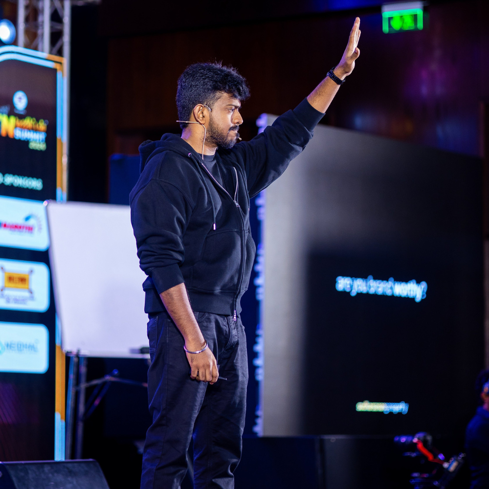Sudharsanan Ganapathy on stage